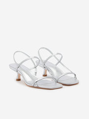 Reformation Serenity Bare Sandal - Silver