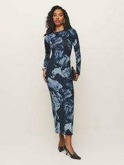 Reformation Tommie Knit Dress - Midnight Rose