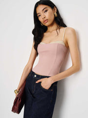 Reformation Melanie Top - Pink