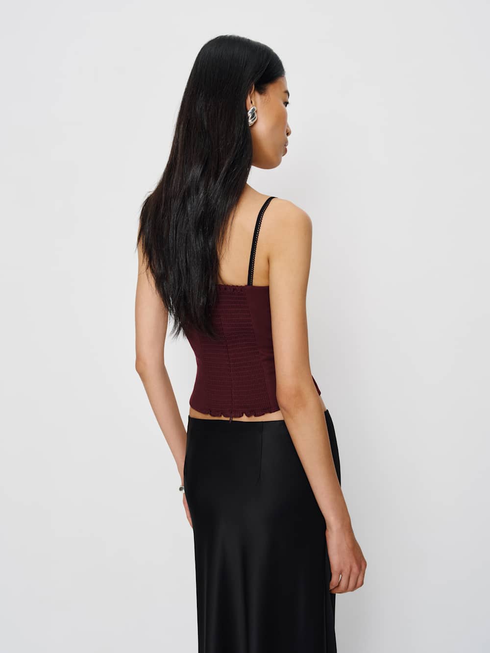 Reformation Melanie Top - Wine