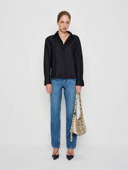 Reformation Andy Oversized Shirt - Black