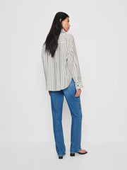 Reformation Andy Oversized Shirt - Summer Day Stripe