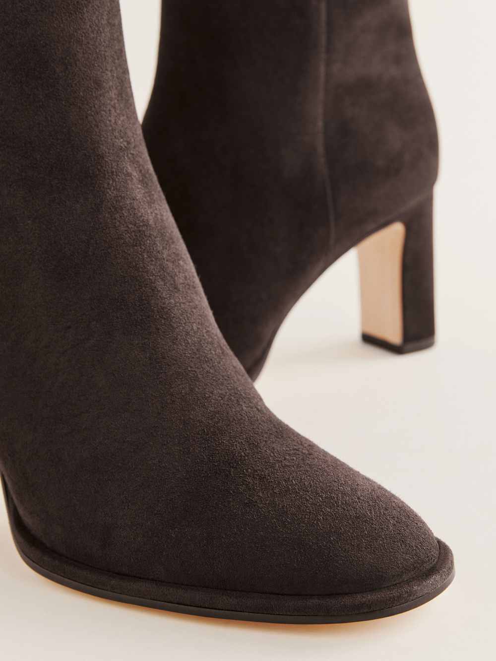 Reformation Gillian Ankle Boot - Boss Suede