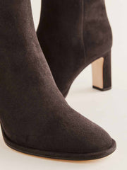 Reformation Gillian Ankle Boot - Boss Suede