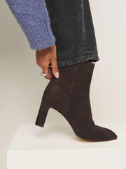 Reformation Gillian Ankle Boot - Boss Suede