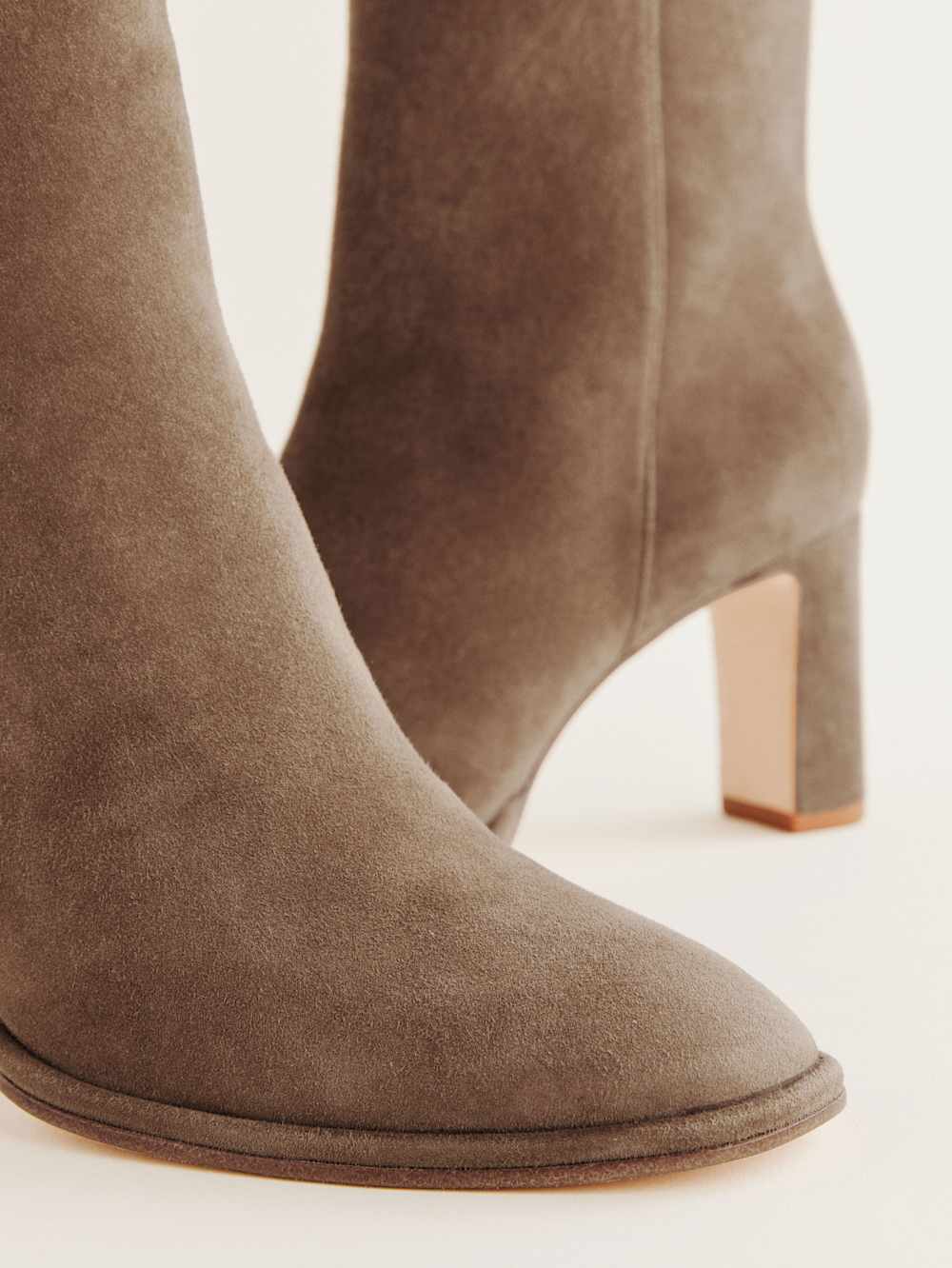 Reformation Gillian Ankle Boot - Farro Suede