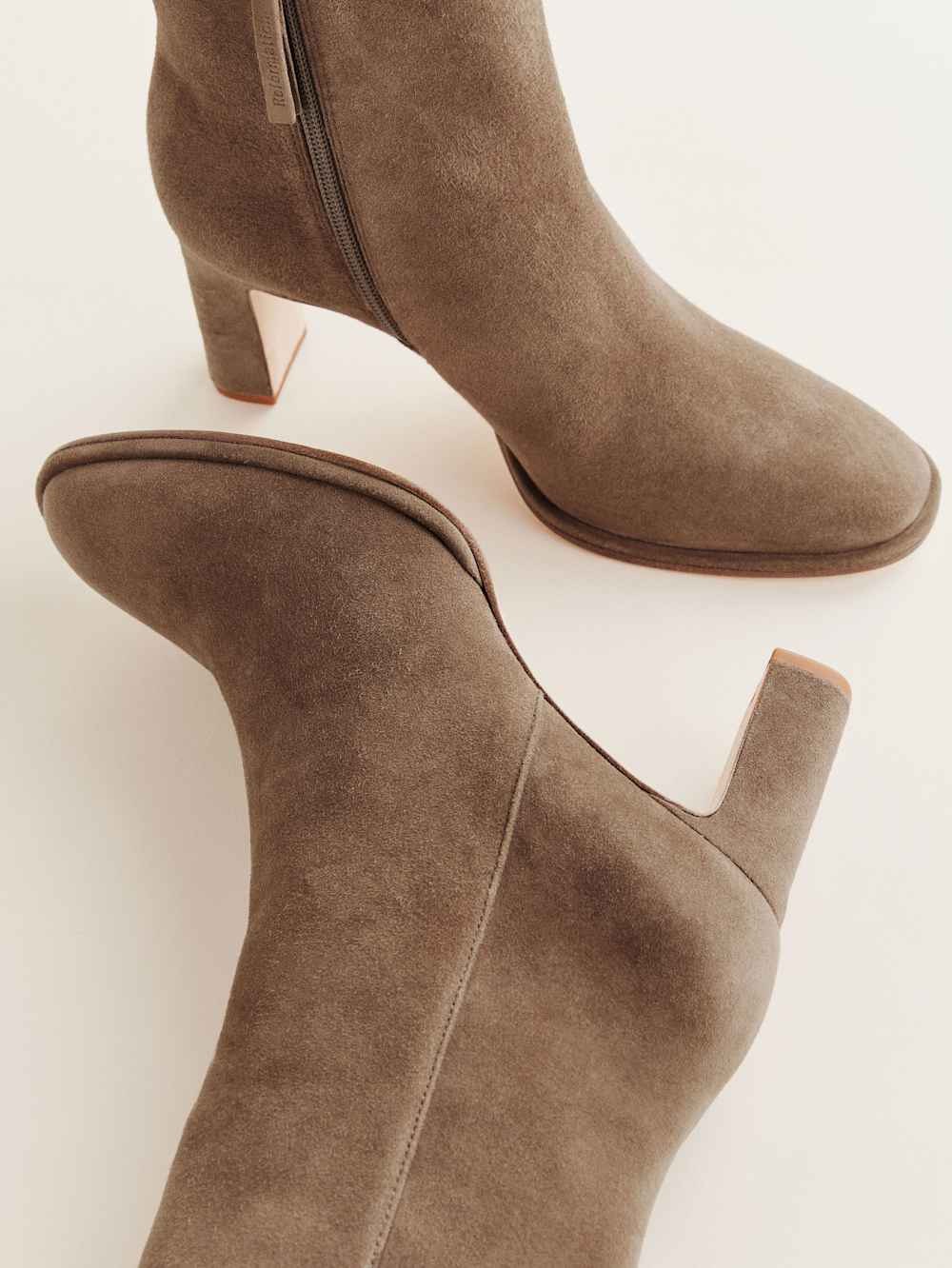 Reformation Gillian Ankle Boot - Farro Suede
