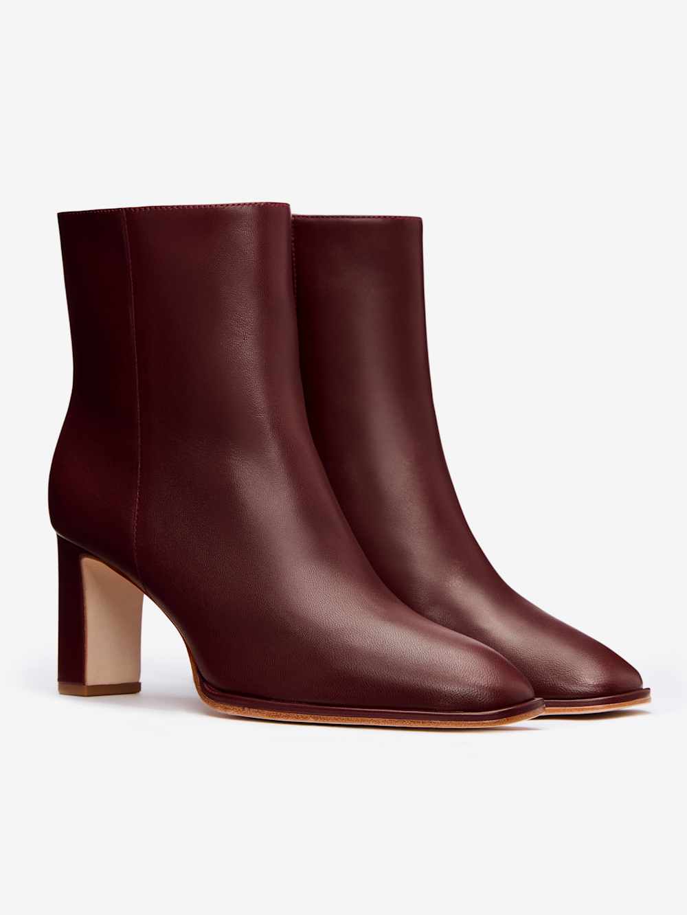 Reformation Gillian Ankle Boot - Ruby