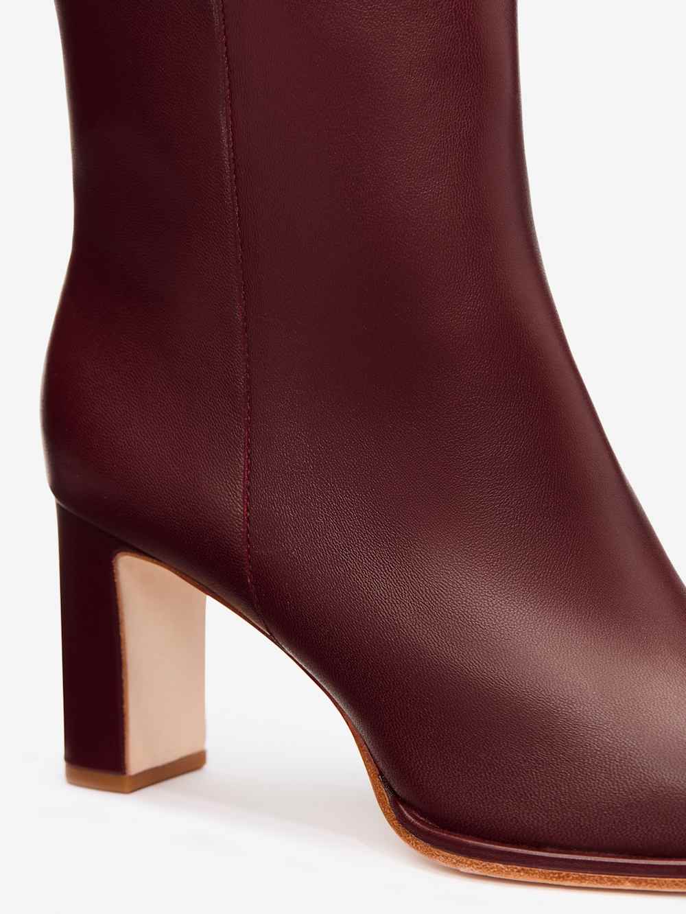 Reformation Gillian Ankle Boot - Ruby