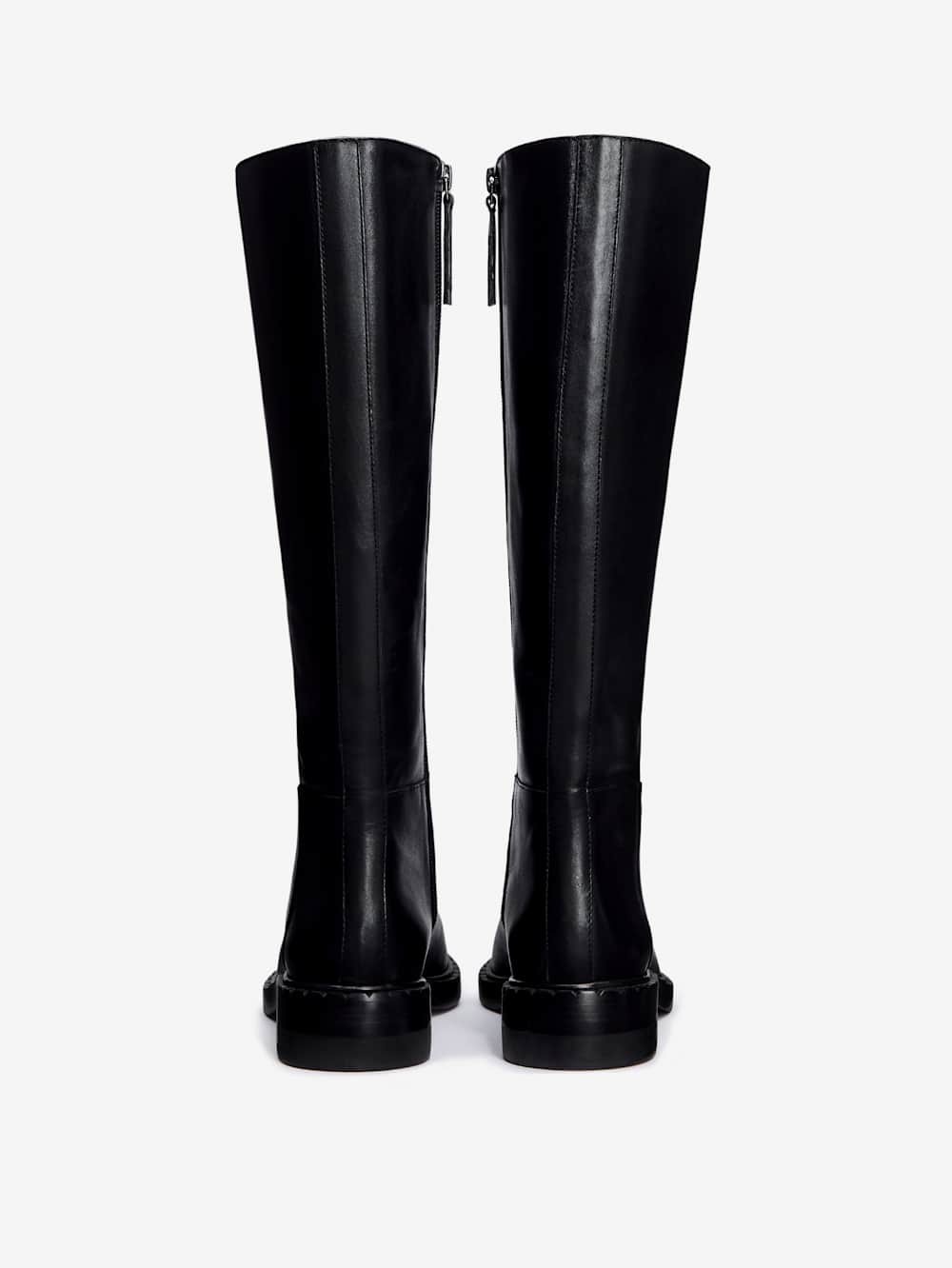 Reformation Nancy Knee Boot - Black Leather
