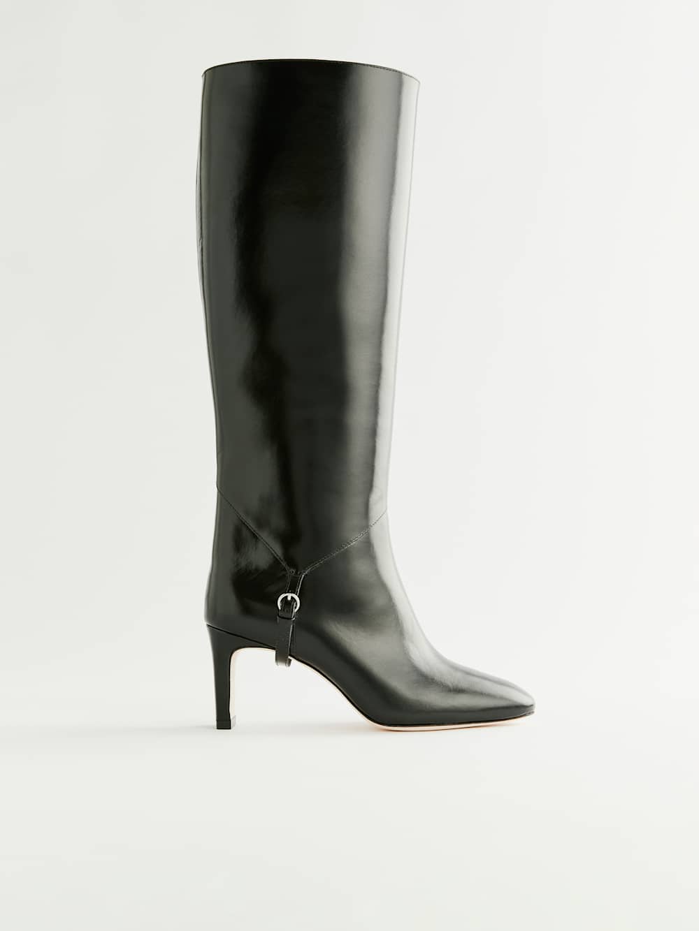 Reformation Gaelle Knee Boot - Black Leather