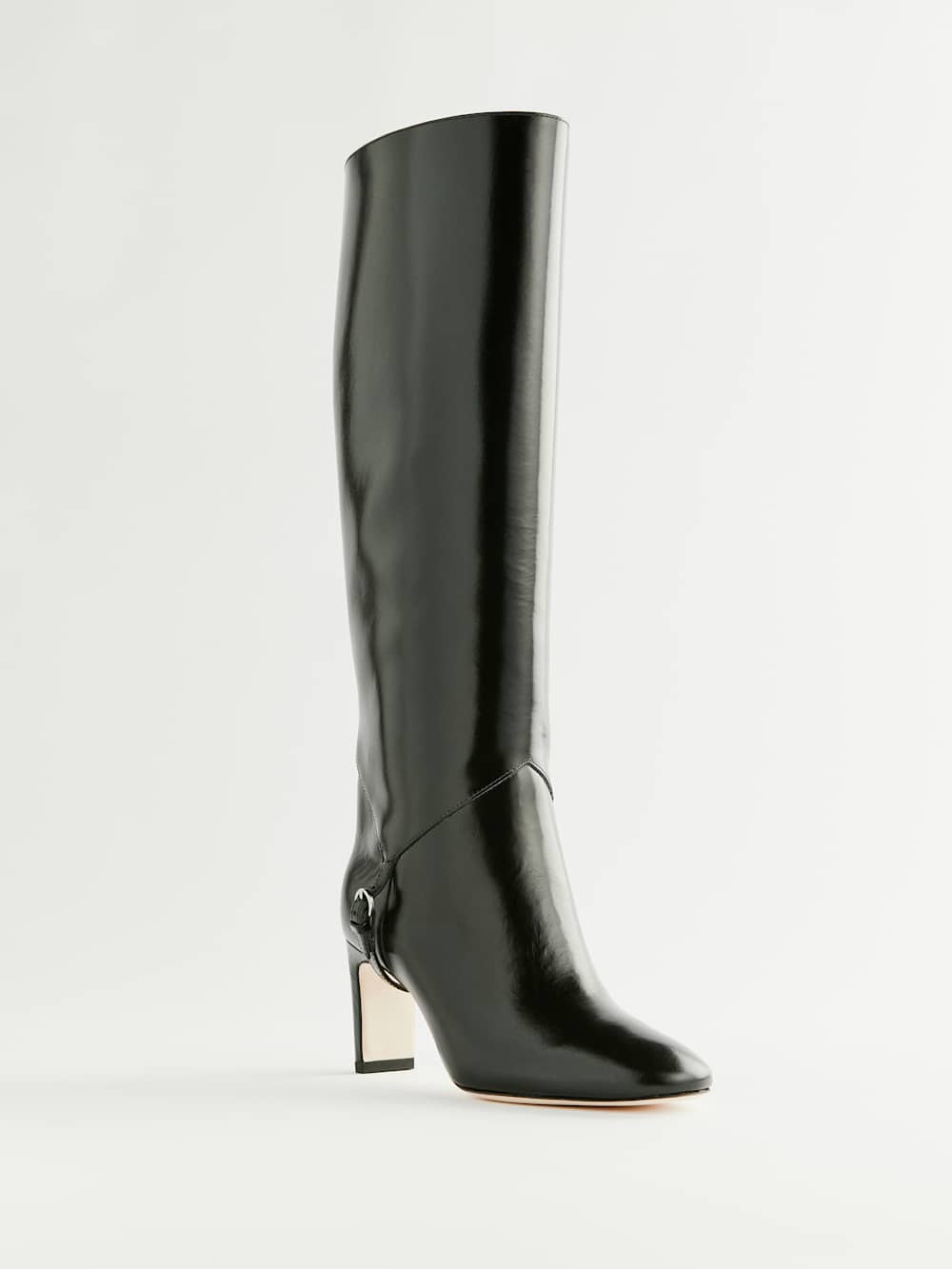 Reformation Gaelle Knee Boot - Black Leather