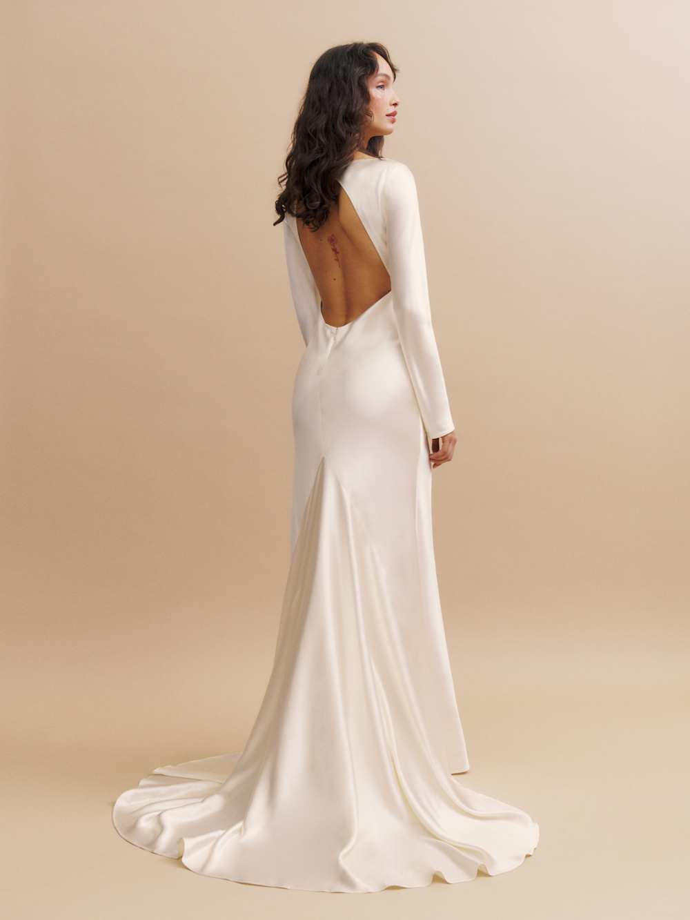 Reformation Adwen Silk Dress - Ivory