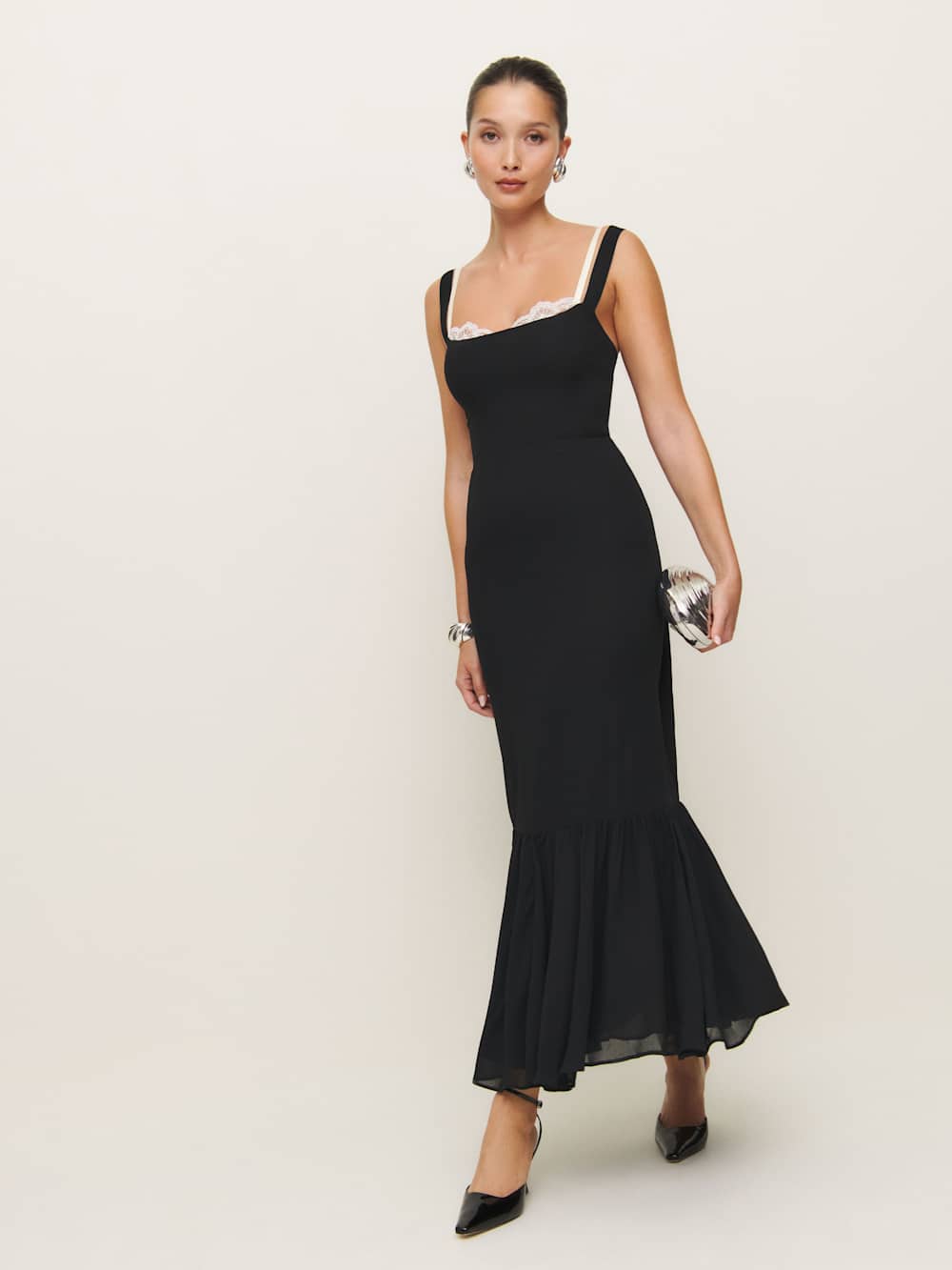 Reformation Irisa Dress - Black