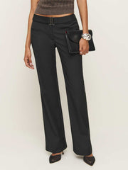 Reformation Cherie Pant - Black Stripe