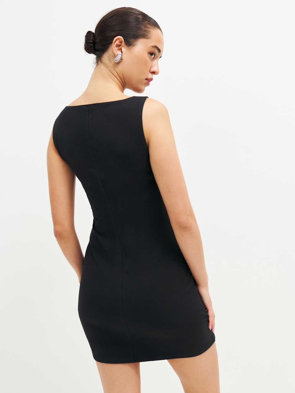 Reformation Nataly Knit Dress - Black
