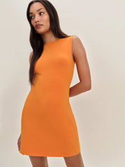 Reformation Nataly Knit Dress - Citrus