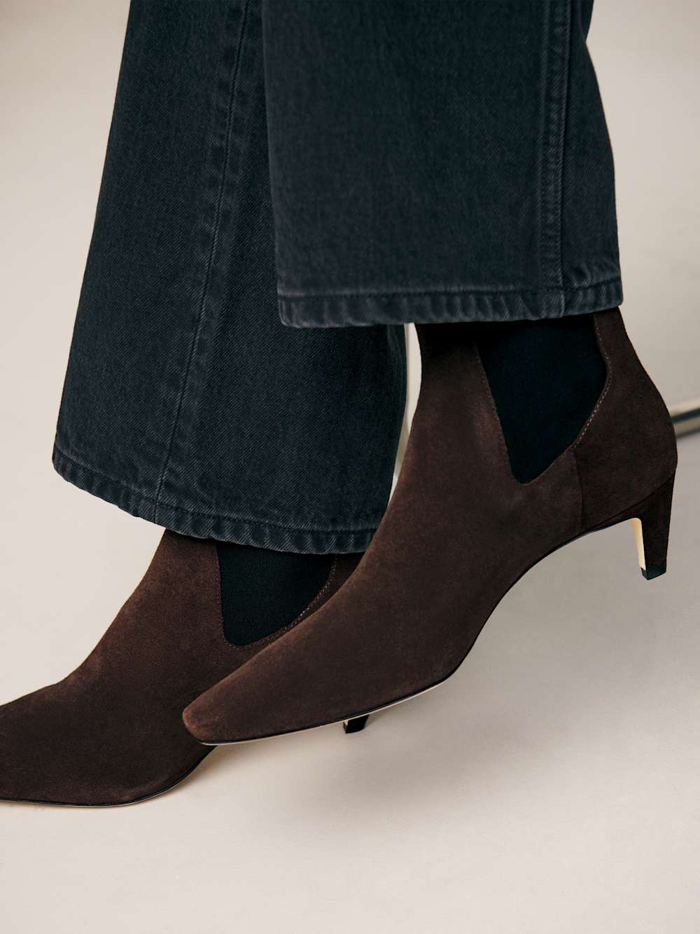 Reformation Roberta Ankle Boot - Boss Suede