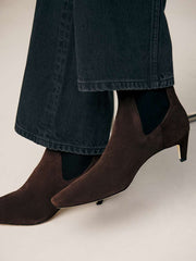 Reformation Roberta Ankle Boot - Boss Suede