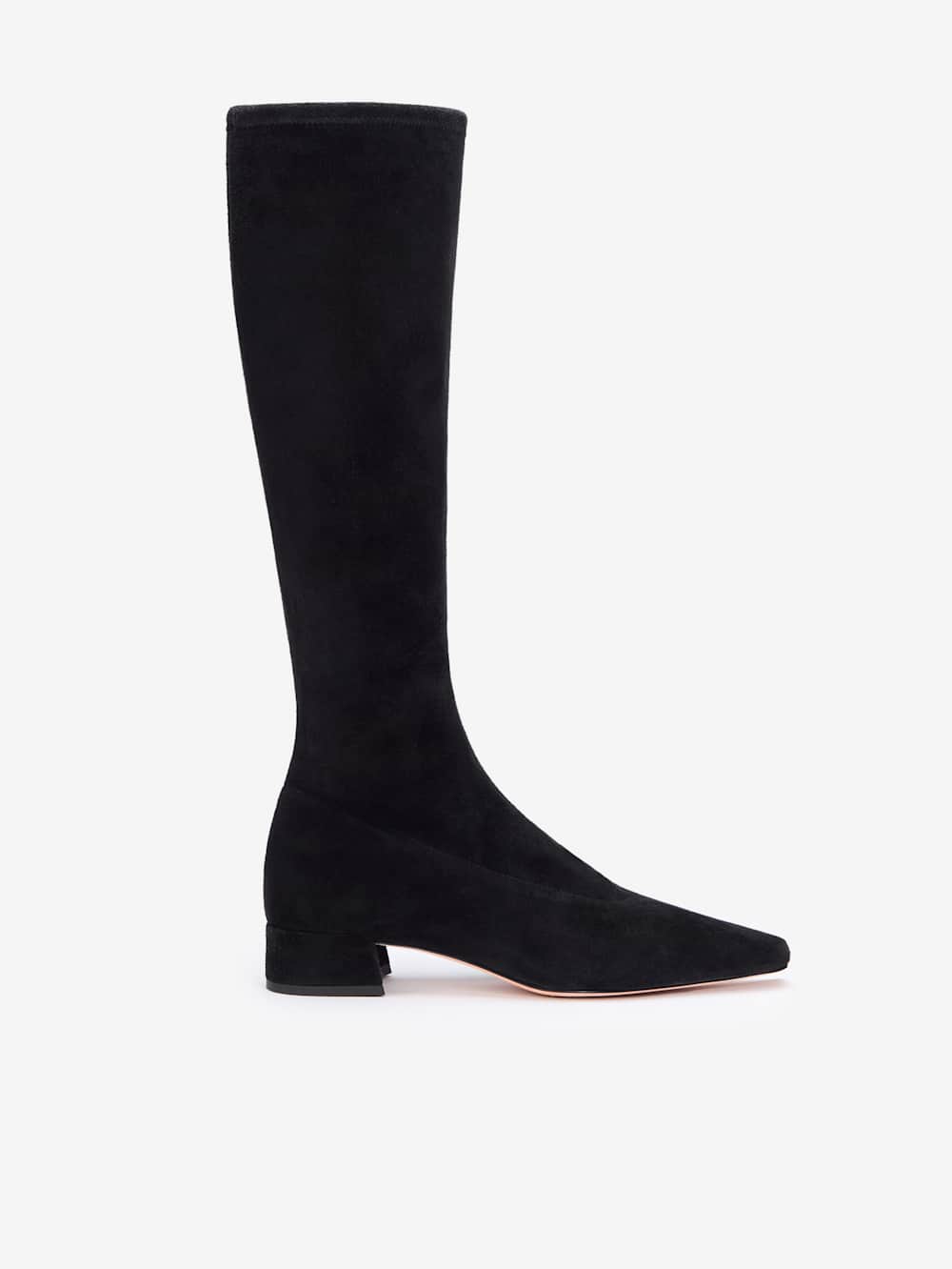 Reformation Raven Knee Boot - Black Suede