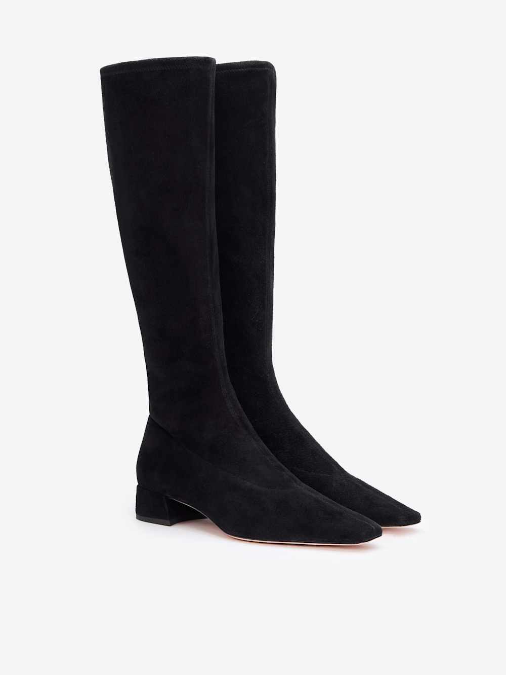 Reformation Raven Knee Boot - Black Suede