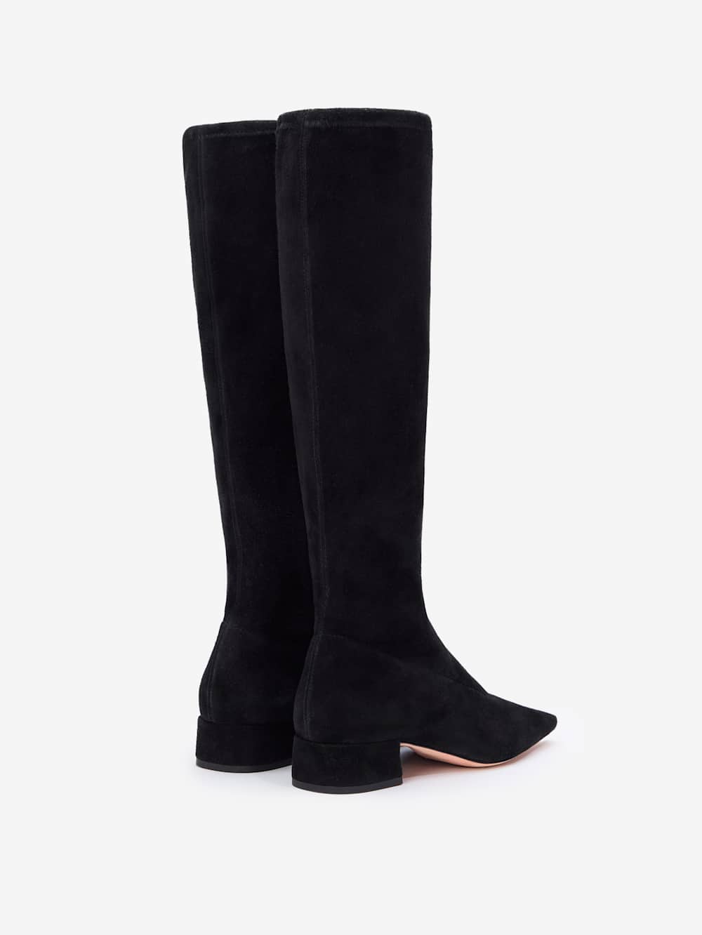 Reformation Raven Knee Boot - Black Suede
