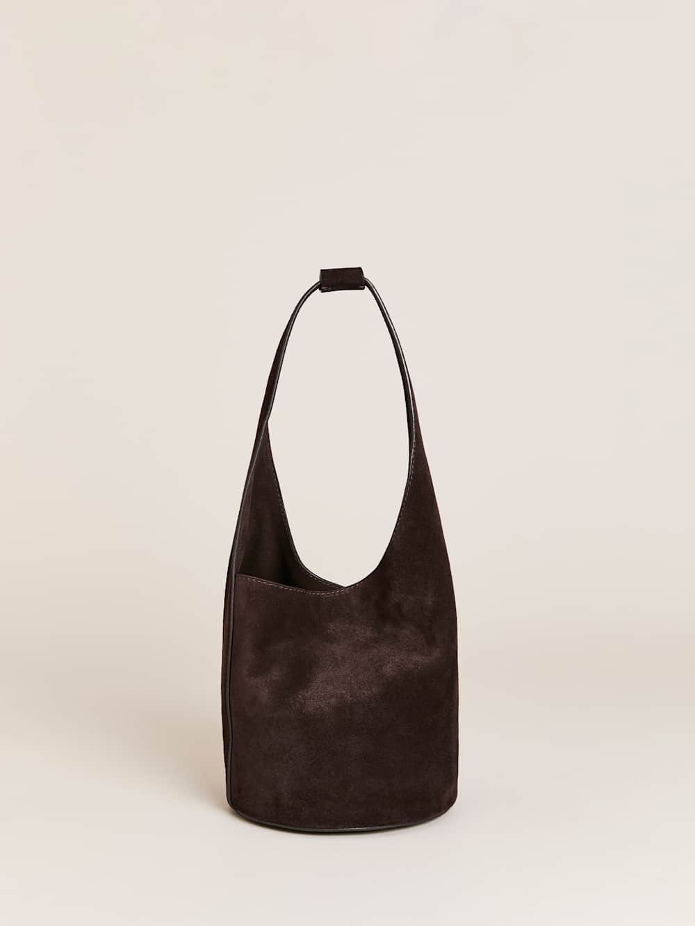 Reformation Small Silvana Bucket Bag - Boss Suede