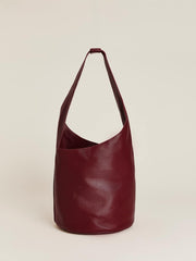 Reformation Medium Silvana Bucket Bag - Cremisi