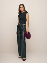 Reformation Darra Knit Top - Black