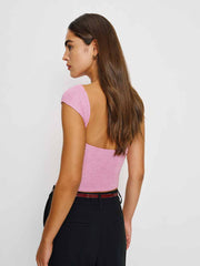Reformation Darra Knit Top - Pink