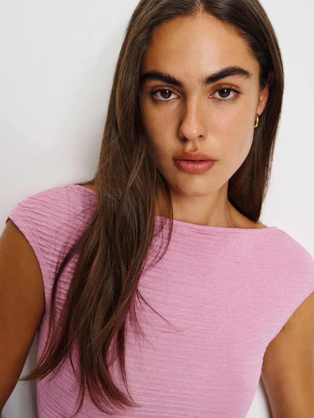 Reformation Darra Knit Top - Pink