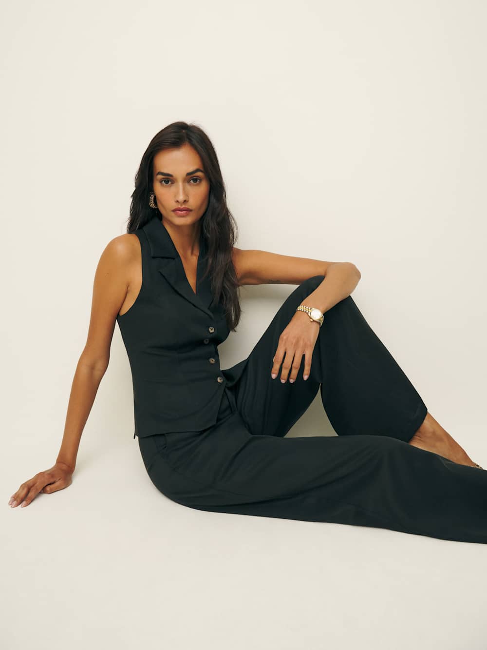 Reformation Taryn Two Piece - Black