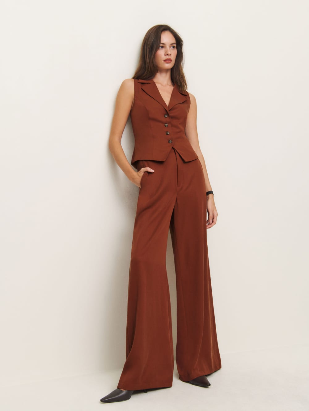 Reformation Taryn Two Piece - Fig Jam