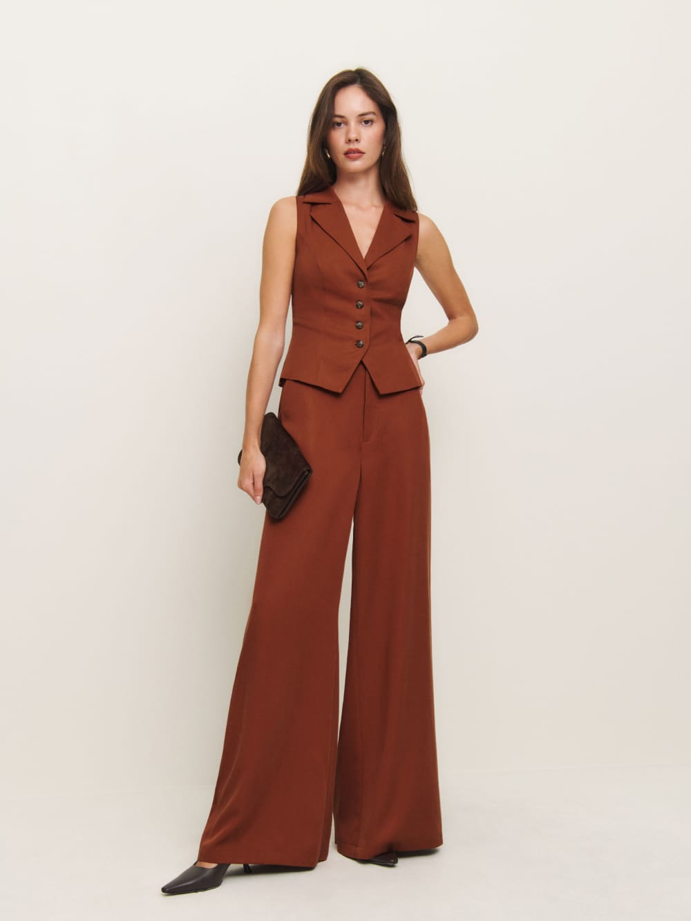 Reformation Taryn Two Piece - Fig Jam