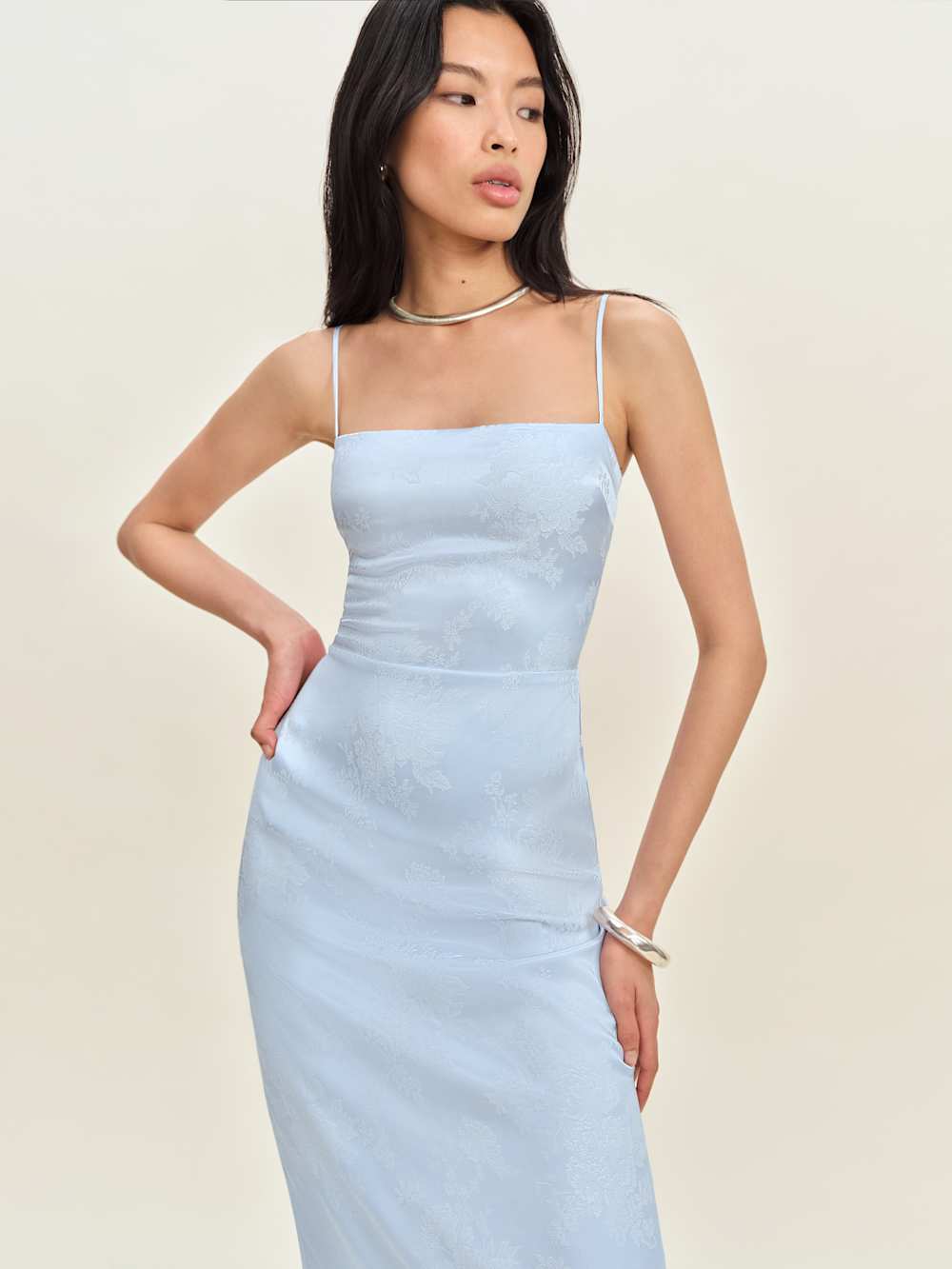 Reformation Frankie Dress - Ice