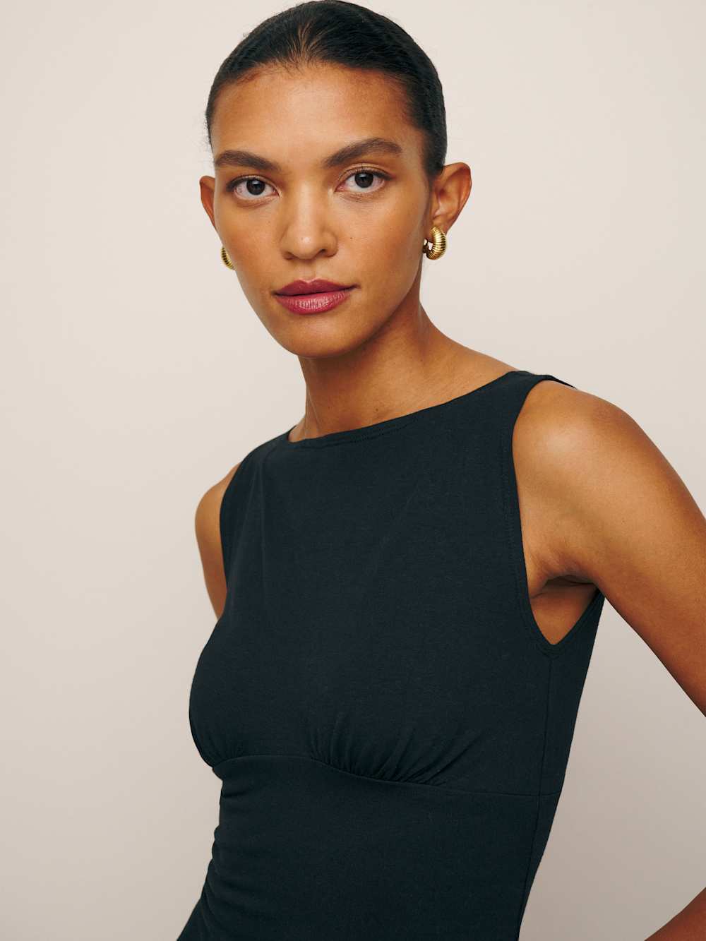 Reformation Mayve Knit Dress - Black