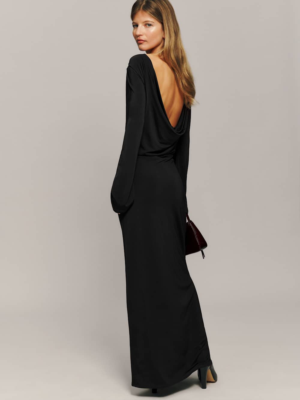 Reformation Aurelio Knit Dress - Black