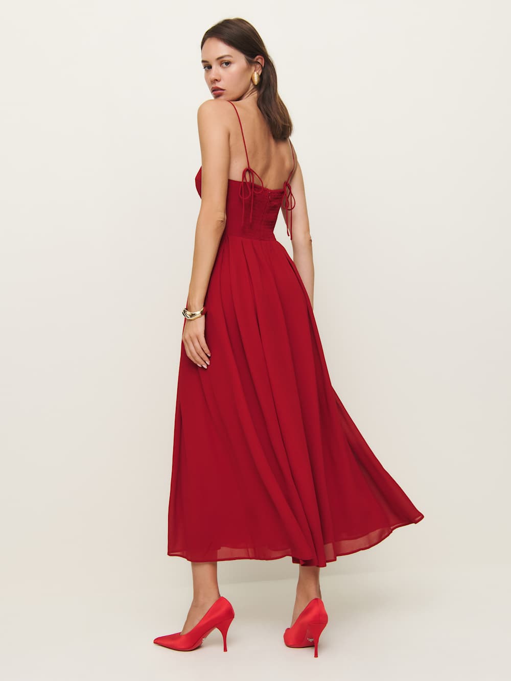 Reformation Jaelyn Dress - Sangre