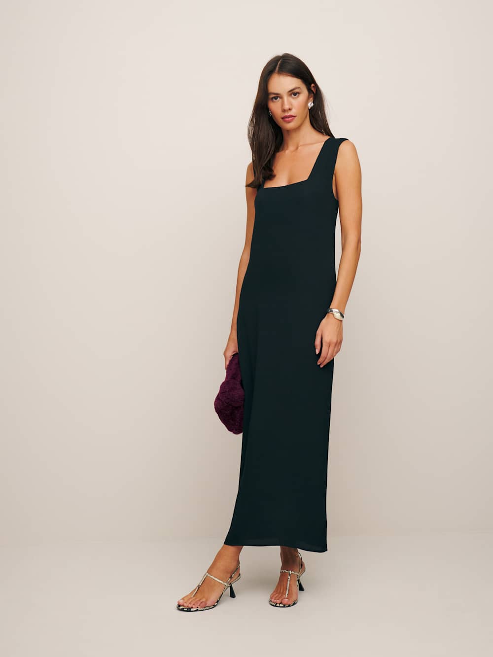 Reformation Vea Dress - Black