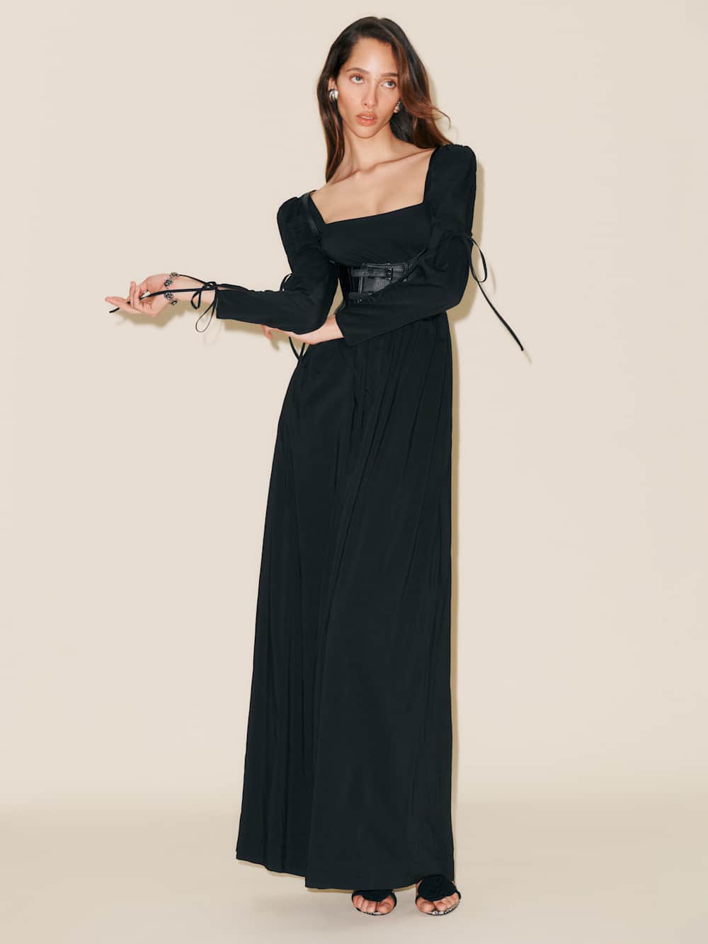 Reformation Rhea Dress - Black
