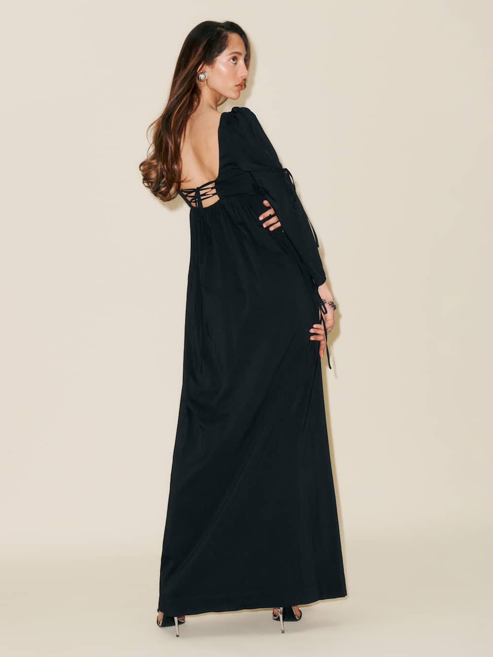 Reformation Rhea Dress - Black