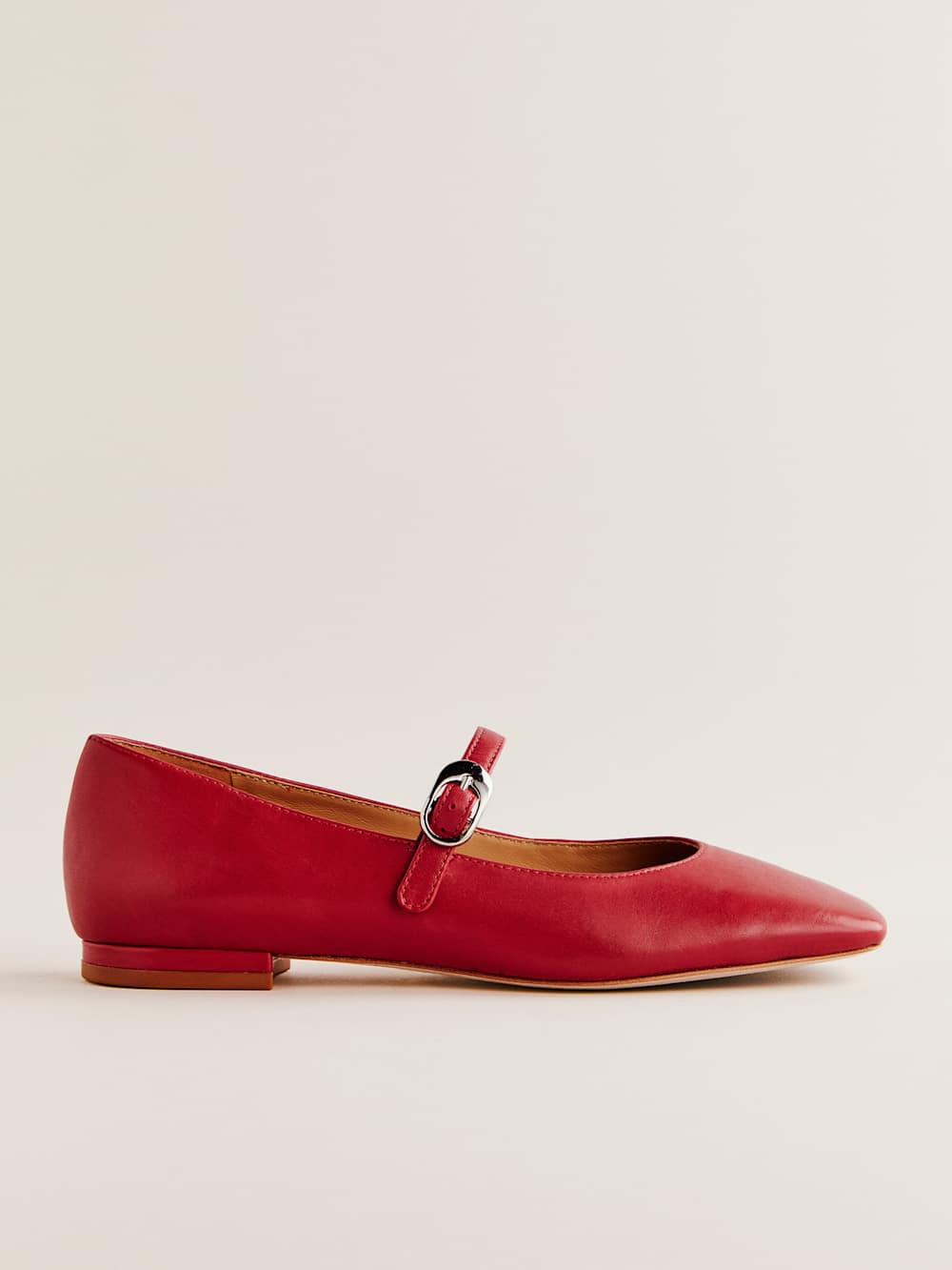 Reformation Melissa Mary Jane Flat - Scarlet