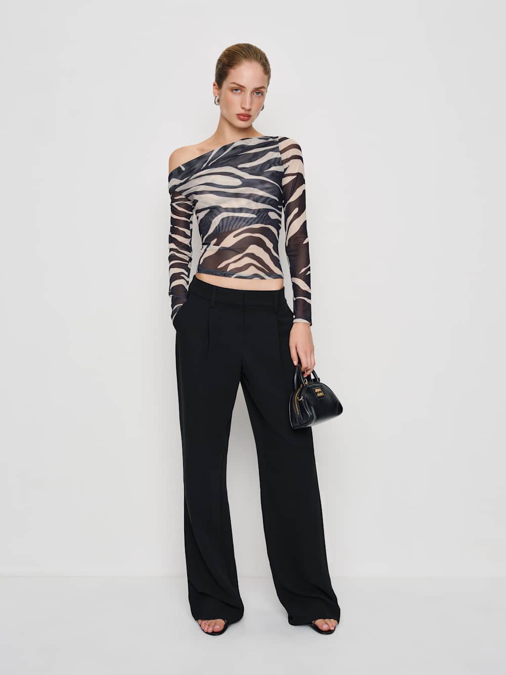 Reformation Elio Knit Top - Bronco