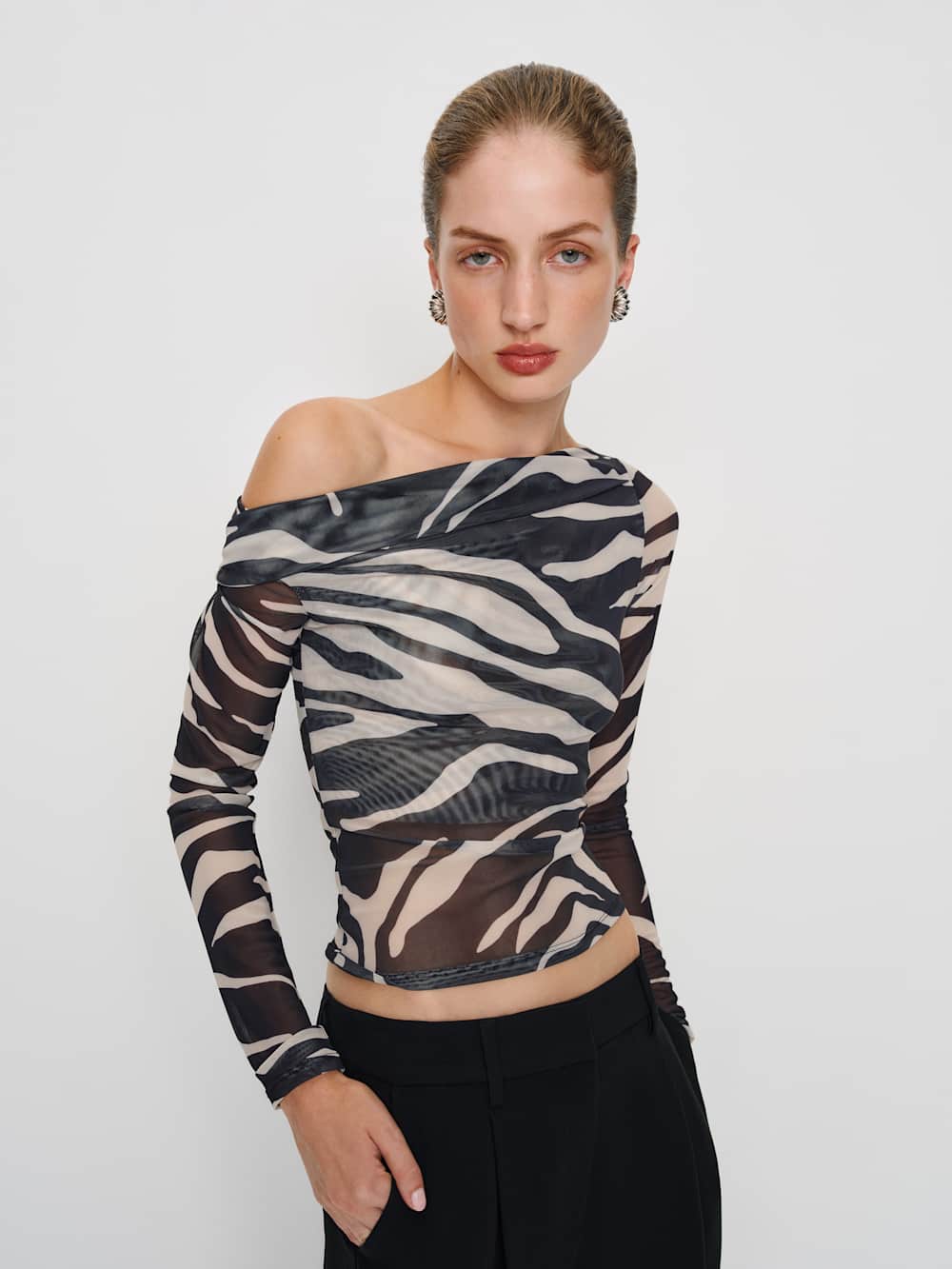 Reformation Elio Knit Top - Bronco