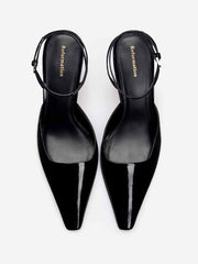 Reformation Natasha Pump - Black Patent