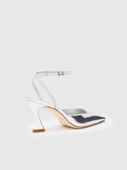 Reformation Natasha Pump - Mirror Metallic