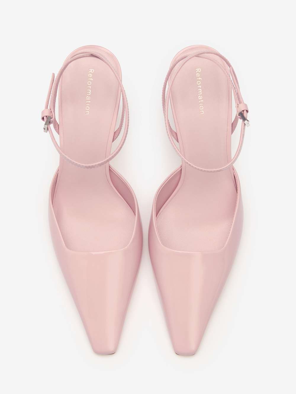 Reformation Natasha Pump - Powder Pink Patent