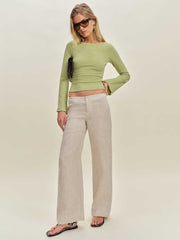 Reformation Miller Knit Top - Spearmint