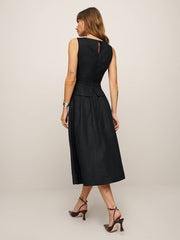 Reformation Moya Linen Two Piece - Black