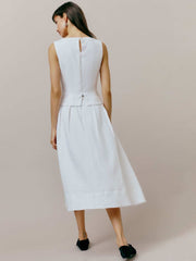 Reformation Moya Linen Two Piece - White